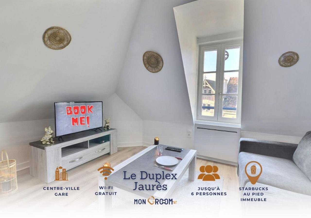Le Duplex Jaures - Coeur De Ville - Mon Groom Troyes Eksteriør billede